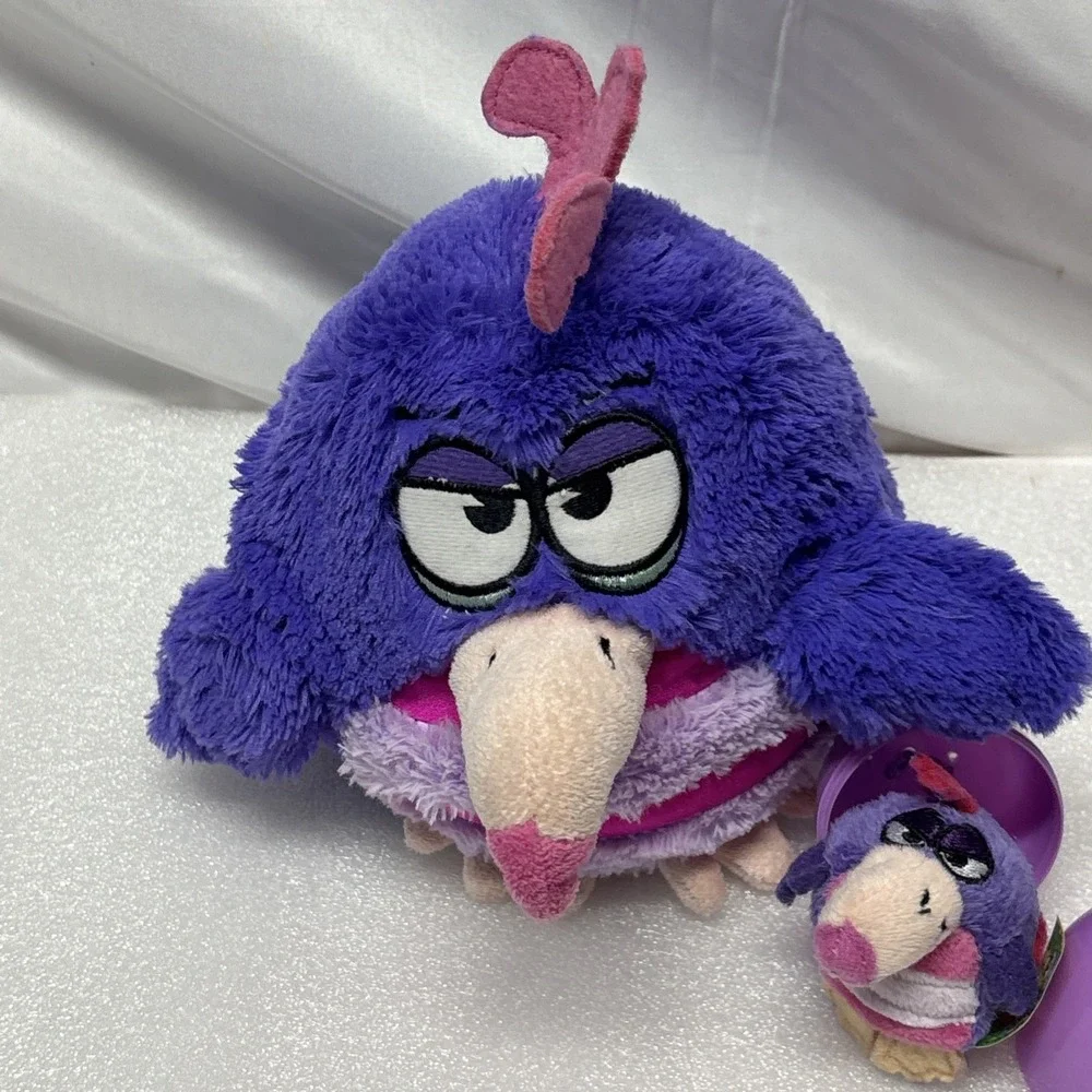 Koo Koo Bird Plush Purple Angry Bird Stuffed Toy Animal Fat Bird 14